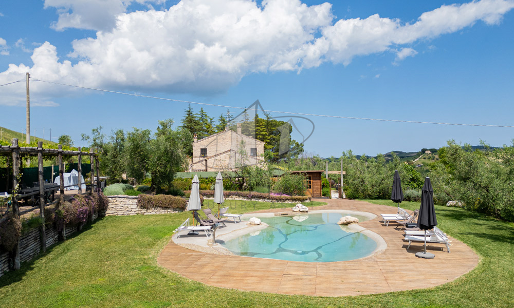 Farmhouse Fermo Marche Italy Panorama