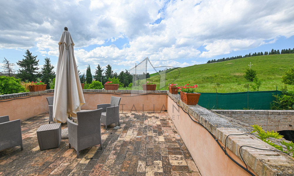 Farmhouse Fermo Marche Italy Panorama
