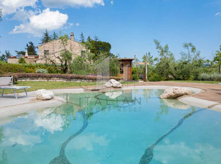 Farmhouse Fermo Marche Italy Panorama