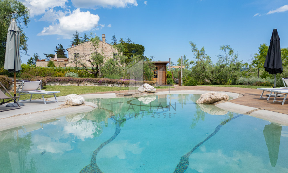 Farmhouse Fermo Marche Italy Panorama