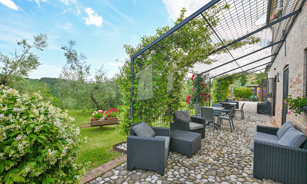 Farmhouse Fermo Marche Italy Panorama
