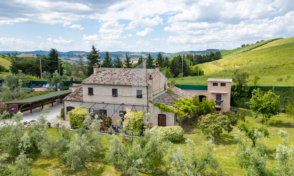 Farmhouse Fermo Marche Italy Panorama