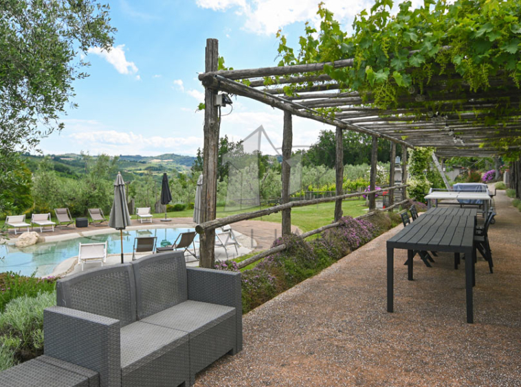 Farmhouse Fermo Marche Italy Panorama