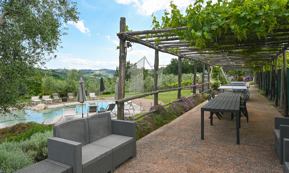 Farmhouse Fermo Marche Italy Panorama