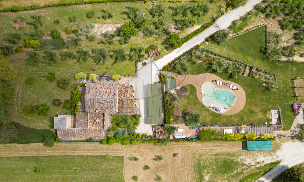 Farmhouse Fermo Marche Italy Panorama