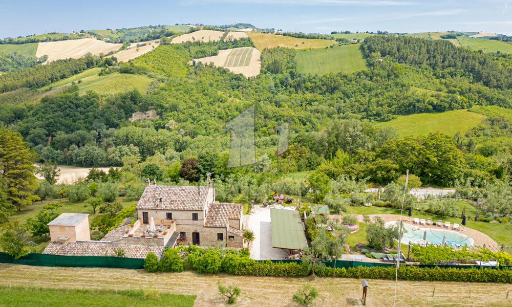 Farmhouse Fermo Marche Italy Panorama