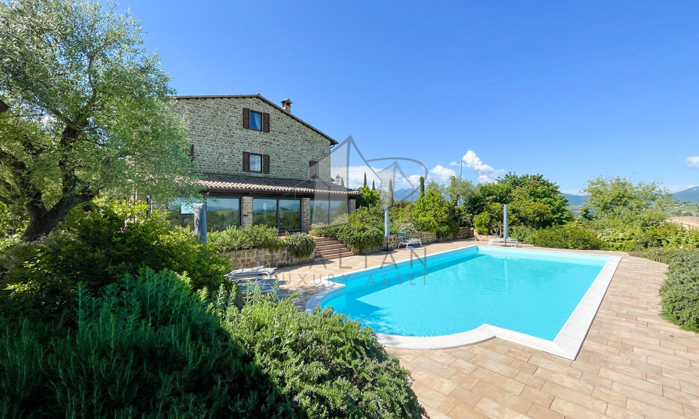 Farmhouse Sant Angelo In Pontano Marche Italy Pool