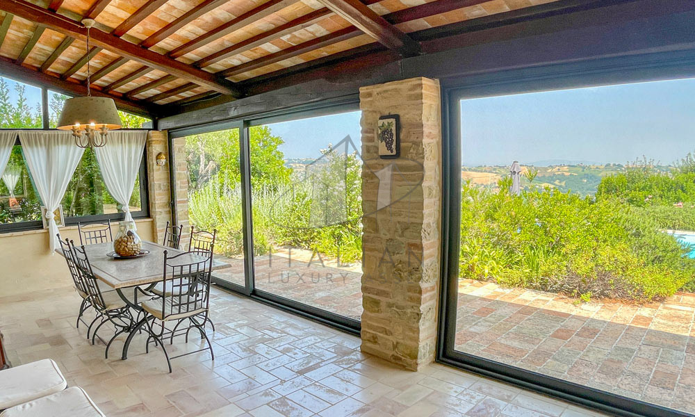 Farmhouse Sant Angelo In Pontano Marche Italy Pool