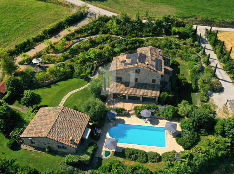 Farmhouse Sant Angelo In Pontano Marche Italy Pool