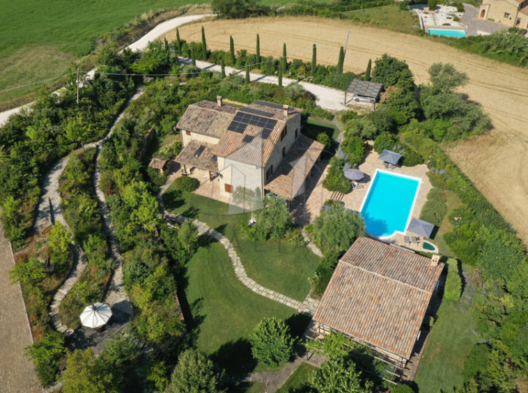 Farmhouse Sant Angelo In Pontano Marche Italy Pool
