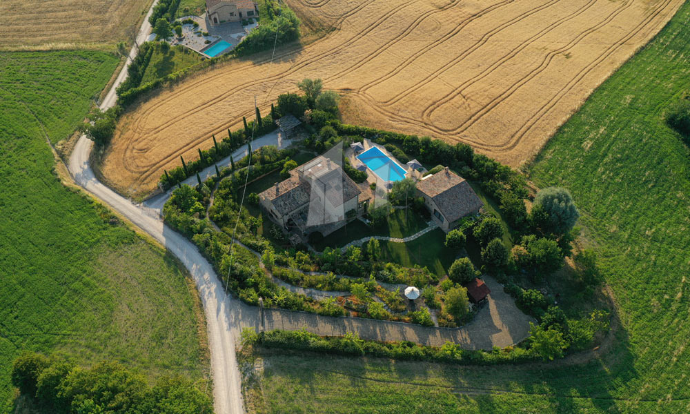 Farmhouse Sant Angelo In Pontano Marche Italy Pool