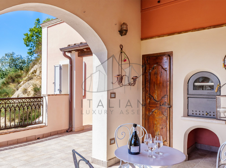 Villa Ascoli Piceno Marche Italy Panorama