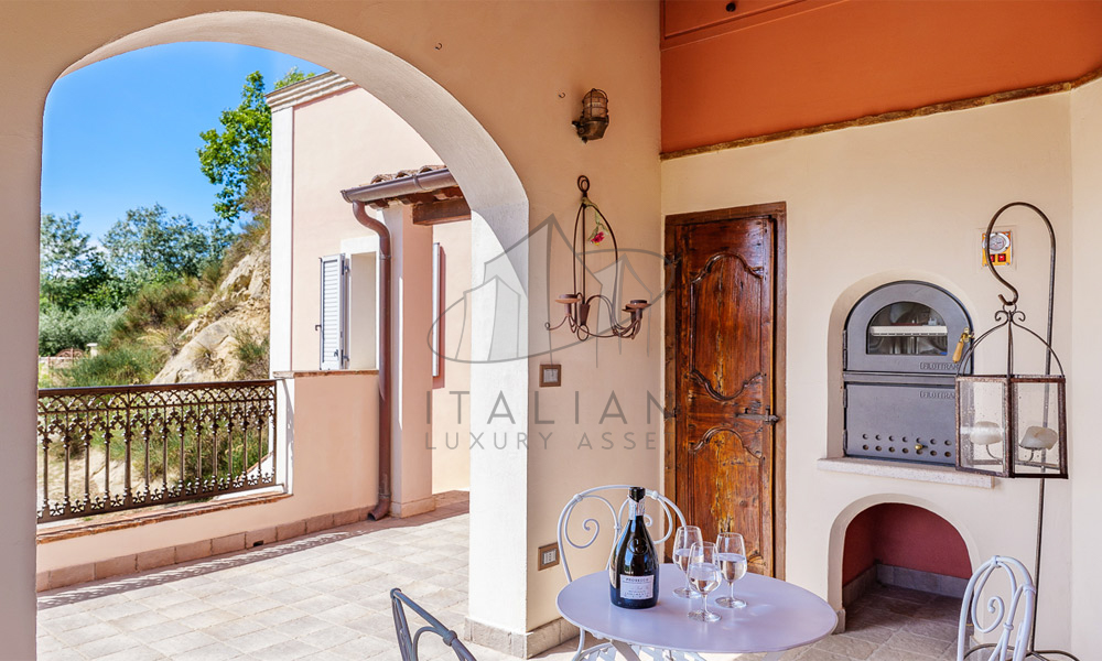 Villa Ascoli Piceno Marche Italy Panorama