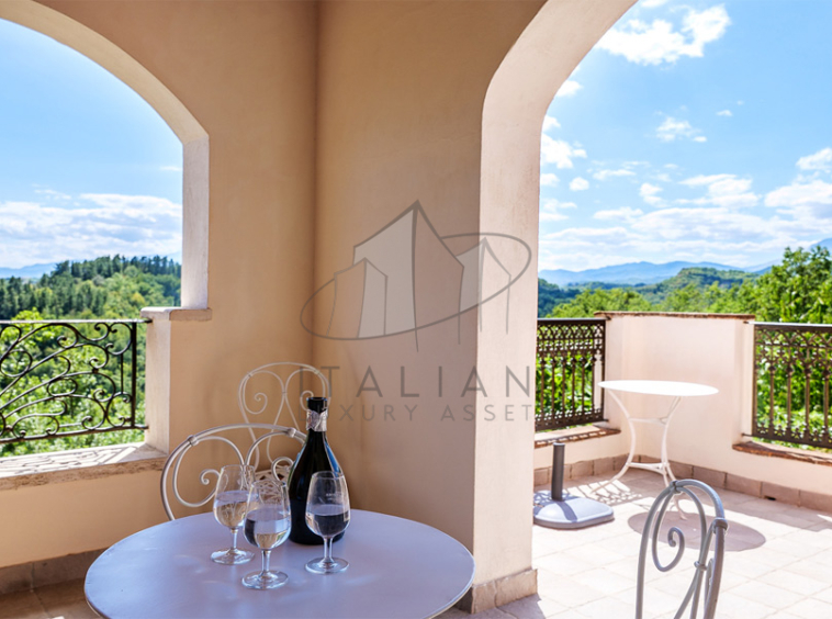 Villa Ascoli Piceno Marche Italy Panorama