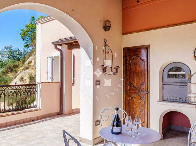 Villa Ascoli Piceno Marche Panorama Italy