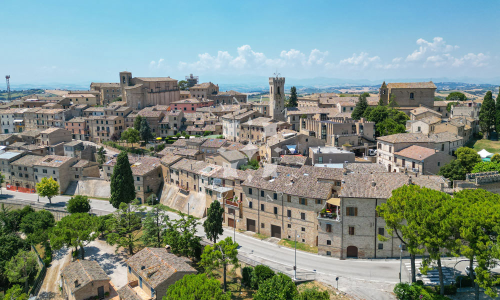 Farmhouse Montelupone Macerata Marche Panorama Italy