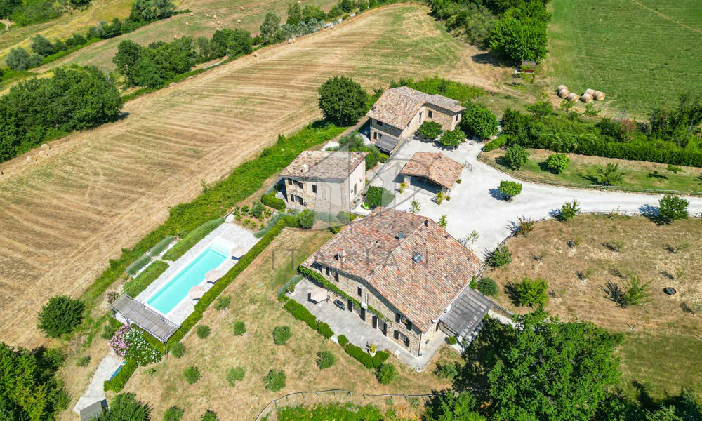 Hamlet Castelraimondo Macerata Marche Italy Panorama