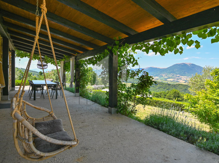 Hamlet Castelraimondo Macerata Marche Italy Panorama