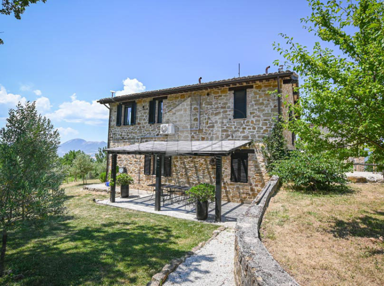 Hamlet Castelraimondo Macerata Marche Italy Panorama