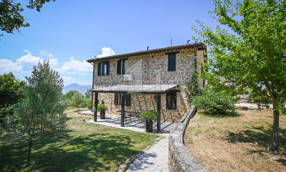 Hamlet Castelraimondo Macerata Marche Italy Panorama