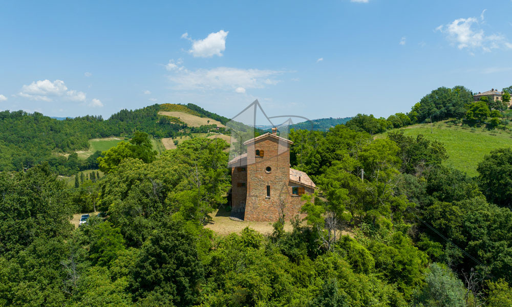 Watchtower Farmhouse Urbino Montefeltro Marche Italy