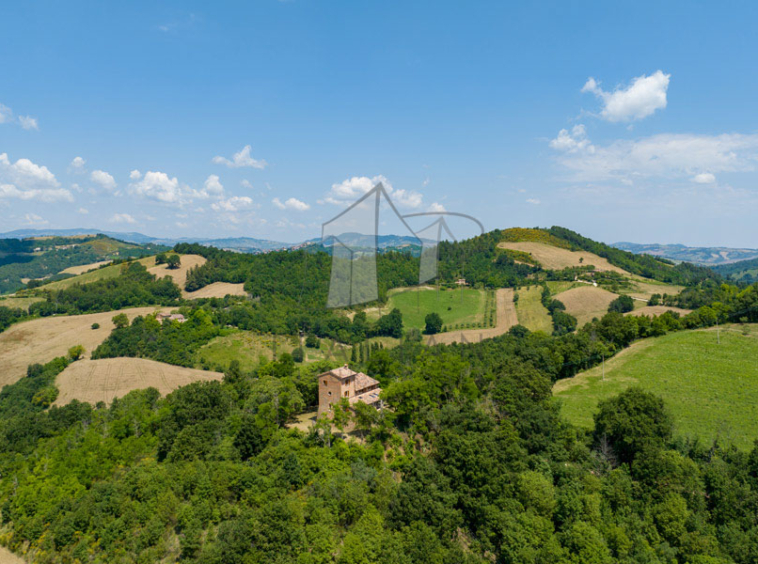 Watchtower Farmhouse Urbino Montefeltro Marche Italy
