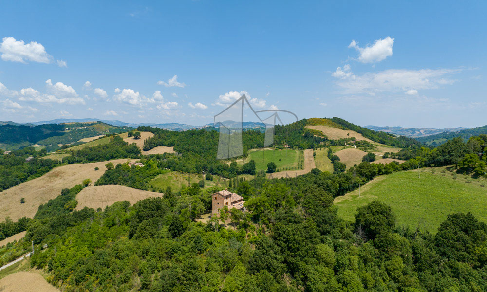 Watchtower Farmhouse Urbino Montefeltro Marche Italy