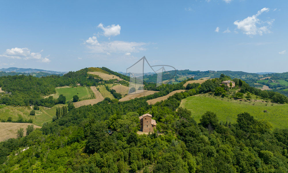 Watchtower Farmhouse Urbino Montefeltro Marche Italy