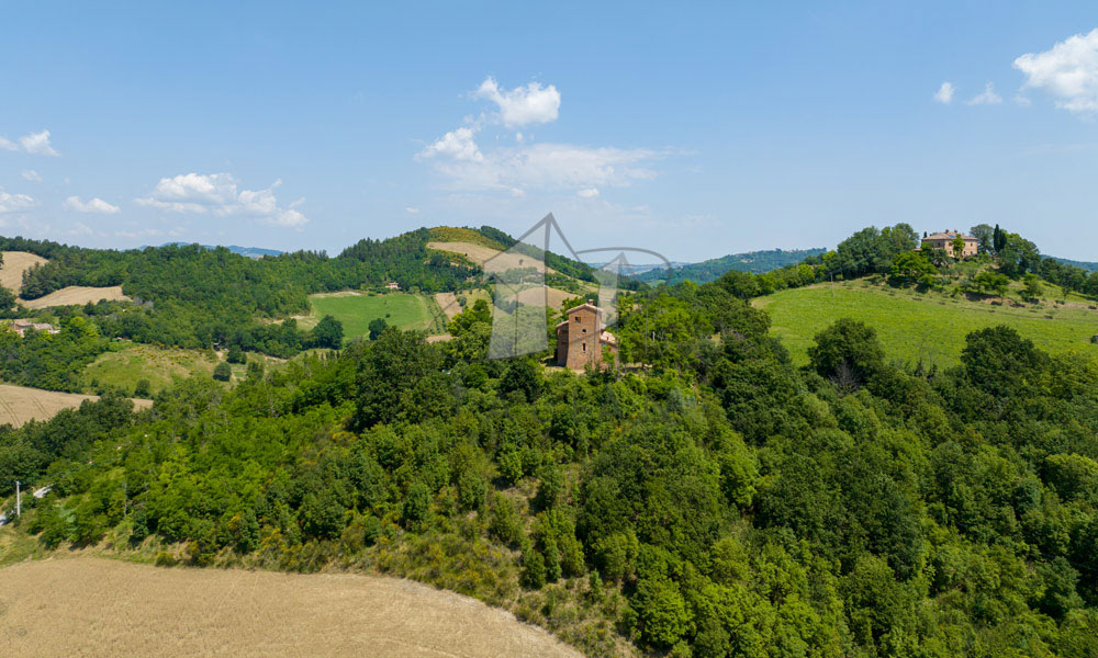 Watchtower Farmhouse Urbino Montefeltro Marche Italy