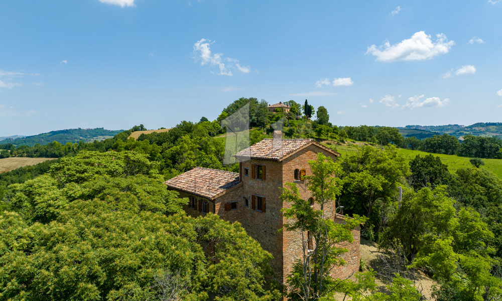 Watchtower Farmhouse Urbino Montefeltro Marche Italy