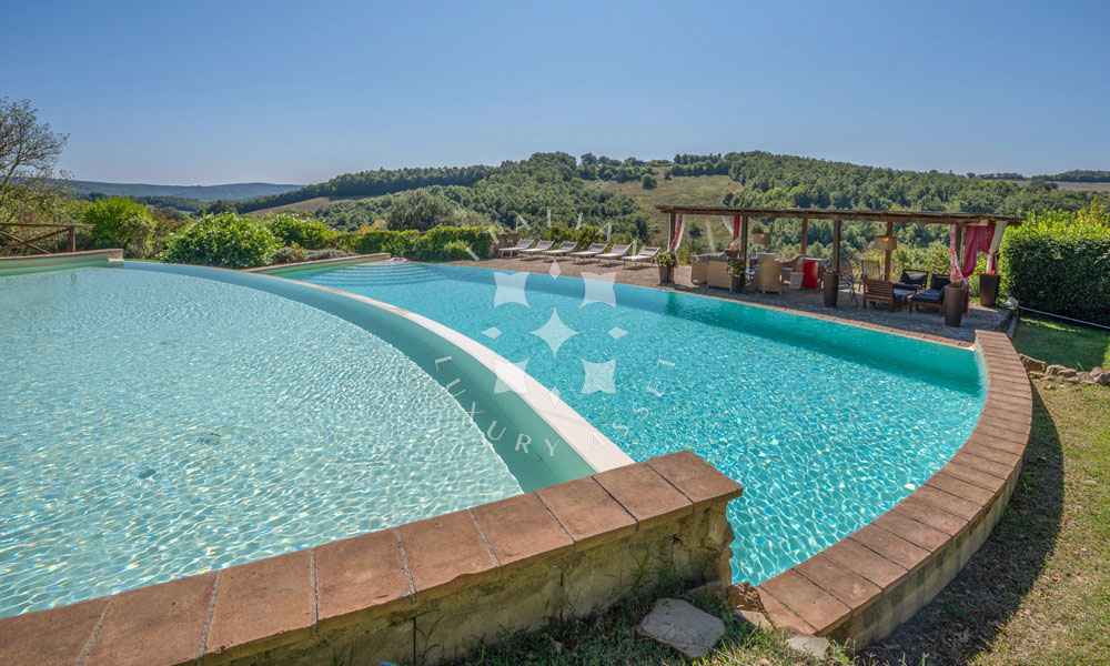 Country Estate Chiusdino Siena Tuscany Italy Pool
