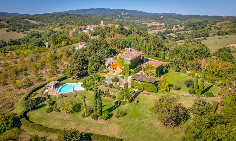 Country Estate Chiusdino Siena Tuscany Italy Pool