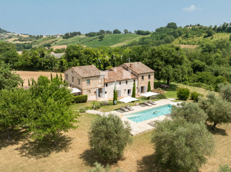 Farmhouse Arcevia Ancona Marche Pool