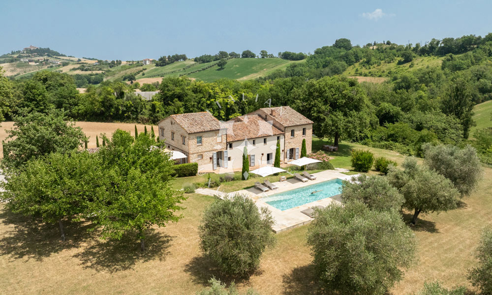 Farmhouse Arcevia Ancona Marche Pool