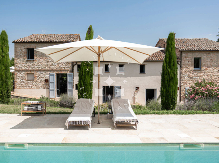 Farmhouse Arcevia Ancona Marche Pool