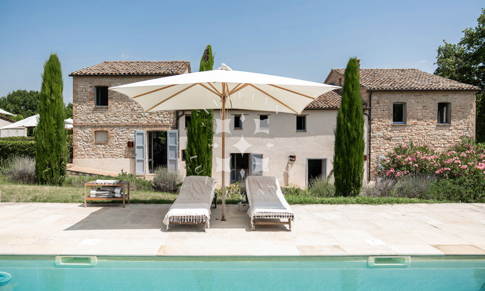 Farmhouse Arcevia Ancona Marche Pool