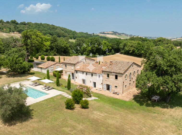 Farmhouse Arcevia Ancona Marche Pool