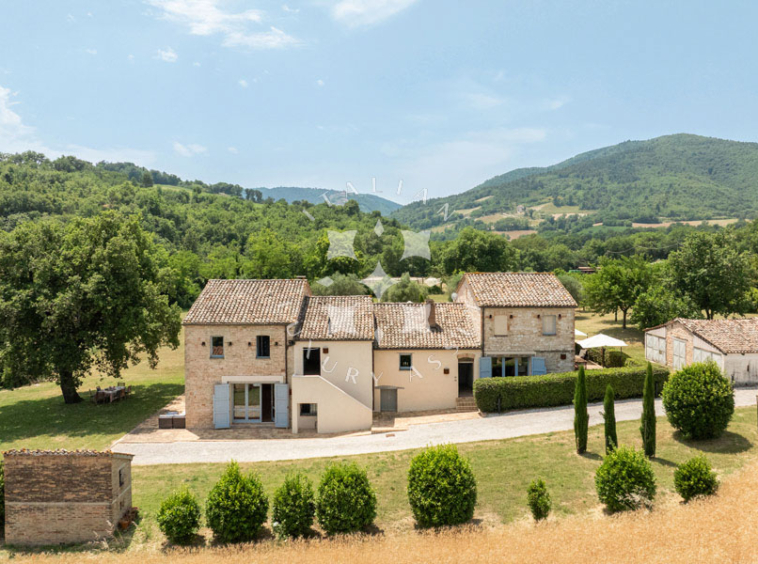 Farmhouse Arcevia Ancona Marche Pool