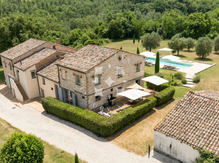 Farmhouse Arcevia Ancona Marche Pool