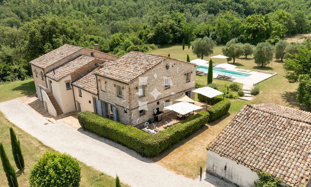 Farmhouse Arcevia Ancona Marche Pool
