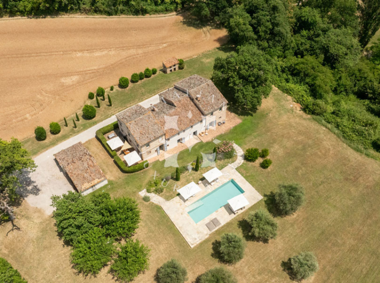 Farmhouse Arcevia Ancona Marche Pool