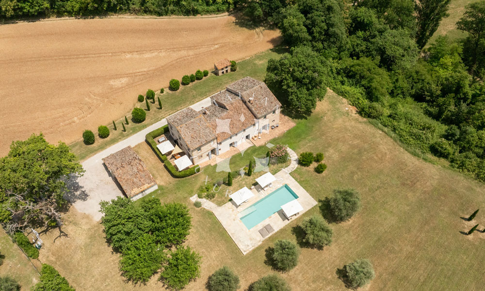 Farmhouse Arcevia Ancona Marche Pool