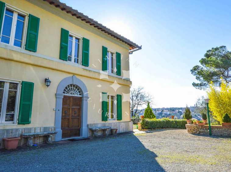 Villa Siena Tuscany Italy Panorama
