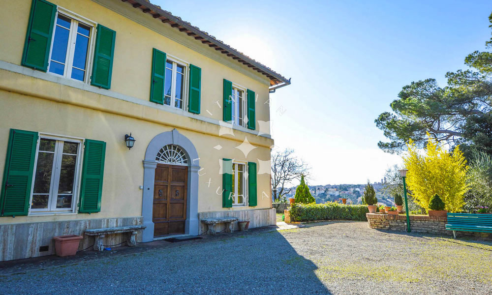 Villa Siena Tuscany Italy Panorama