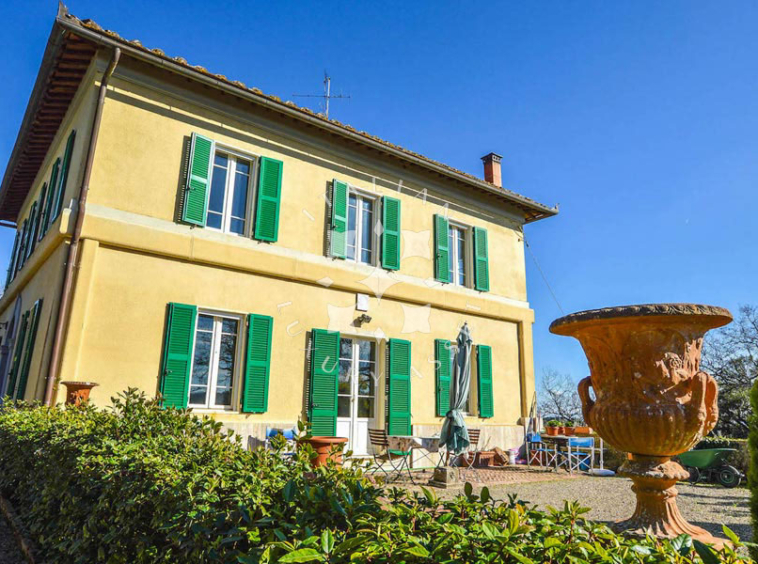 Villa Siena Tuscany Italy Panorama
