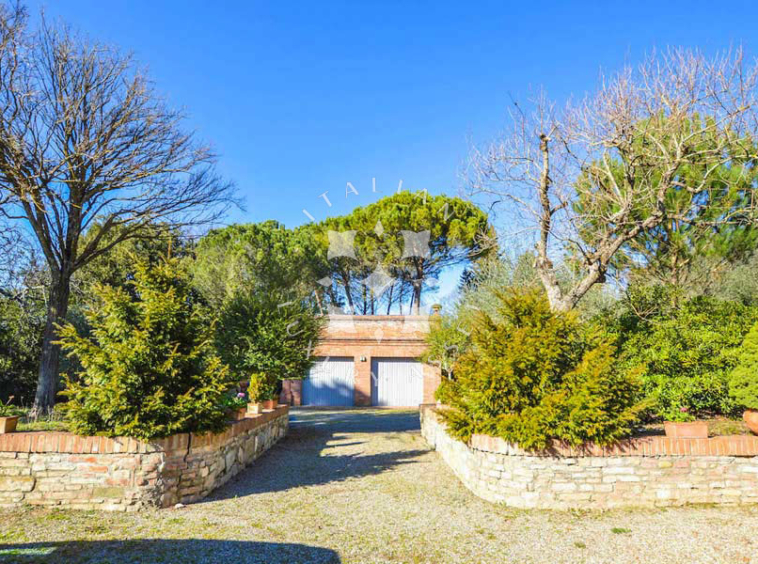 Villa Siena Tuscany Italy Panorama