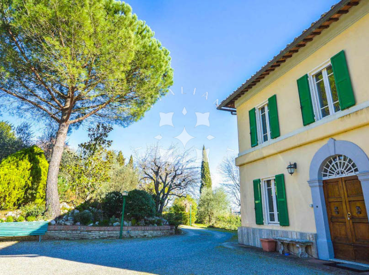 Villa Siena Tuscany Italy Panorama