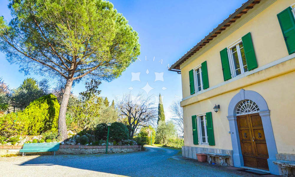 Villa Siena Tuscany Italy Panorama