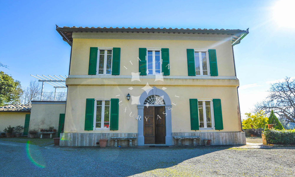 Villa Siena Tuscany Italy Panorama