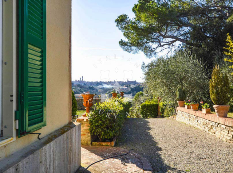 Villa Siena Tuscany Italy Panorama